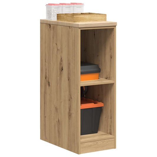 Garage Storage Cabinet Artisan Oak 30x51x85 cm Solid Wood Pine