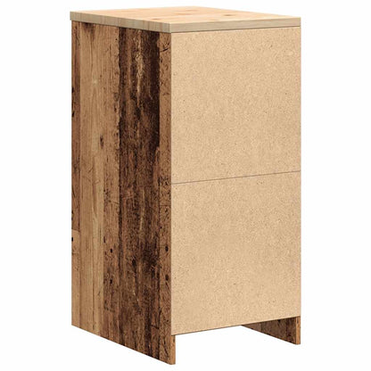 Garage Storage Cabinet Old Wood 40x51x85 cm Solid Wood Pine