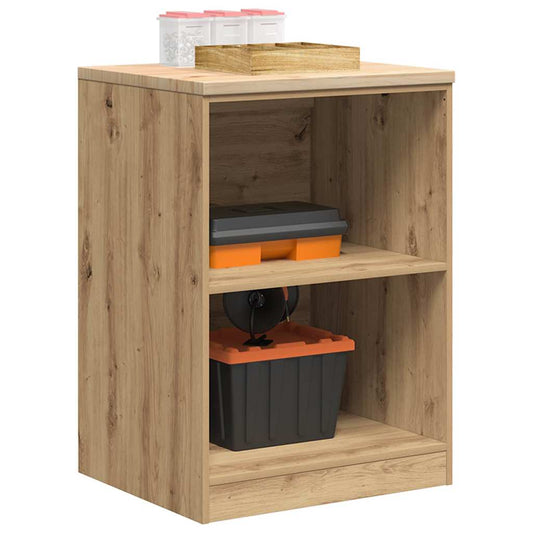Garage Storage Cabinet Artisan Oak 60x51x85 cm Solid Wood Pine