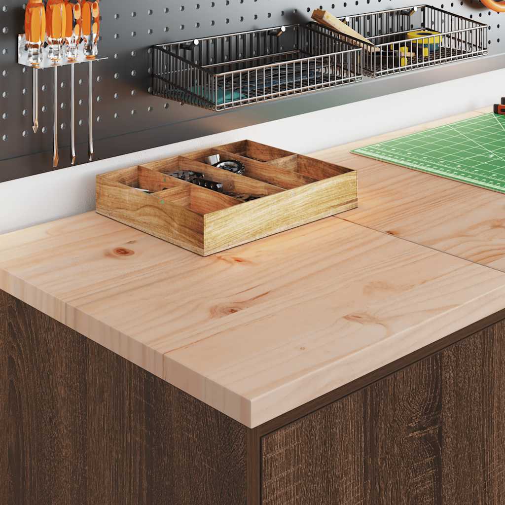 Garage Storage Cabinet Brown Oak 40x51x85 cm Solid Wood Pine