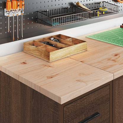 Garage Storage Cabinet Brown Oak 30x51x85 cm Solid Wood Pine