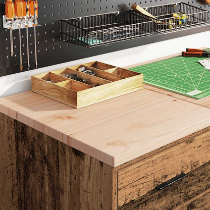 Garage Storage Cabinet Old Wood 40x51x85 cm Solid Wood Pine