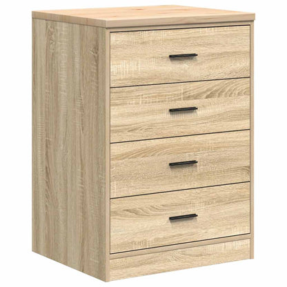 Garage Storage Cabinet Sonoma Oak 60x51x85 cm Solid Wood Pine
