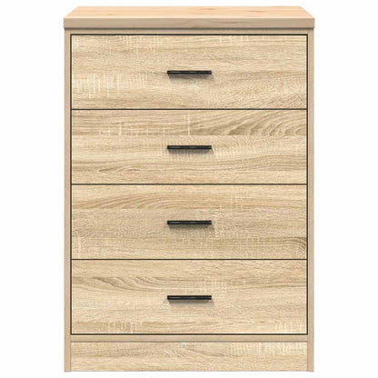 Garage Storage Cabinet Sonoma Oak 60x51x85 cm Solid Wood Pine