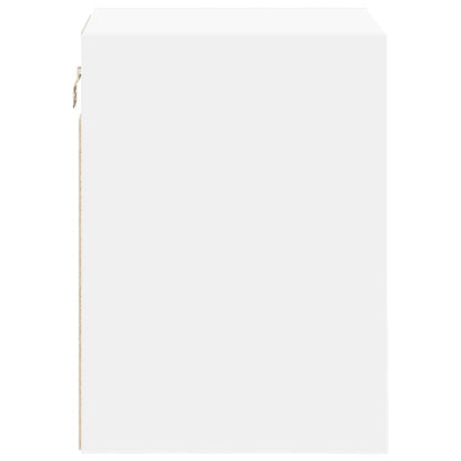 Garage Wall Cabinets 2 pcs White Engineered Wood