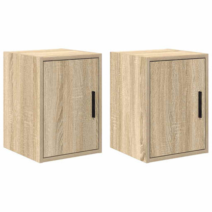 Garage Wall Cabinets 2 pcs Sonoma Oak Engineered Wood