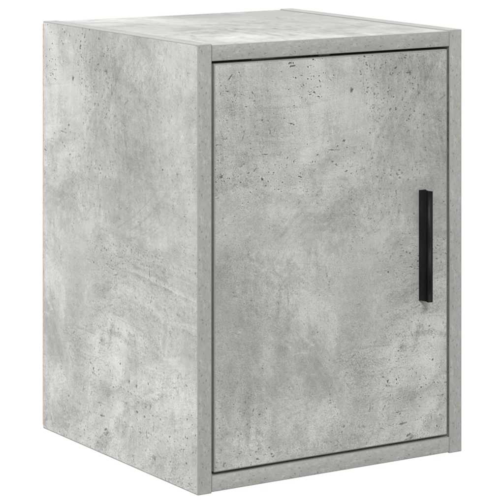 Garage Wall Cabinet Concrete Grey Engineered Wood