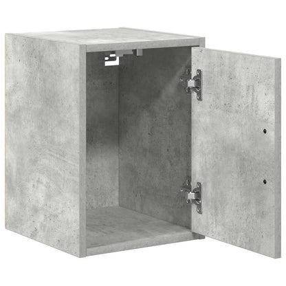 Garage Wall Cabinet Concrete Grey Engineered Wood