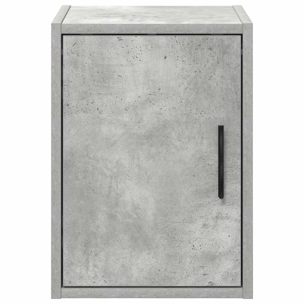 Garage Wall Cabinet Concrete Grey Engineered Wood