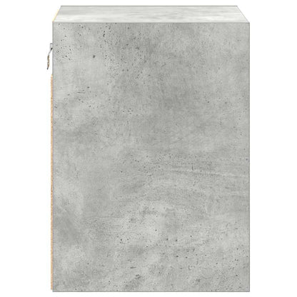 Garage Wall Cabinet Concrete Grey Engineered Wood