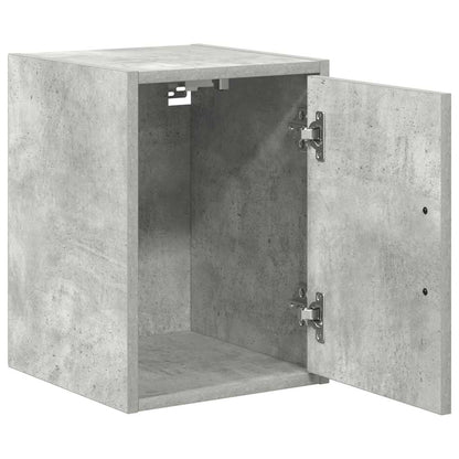 Garage Wall Cabinets 2 pcs Concrete Grey Engineered Wood