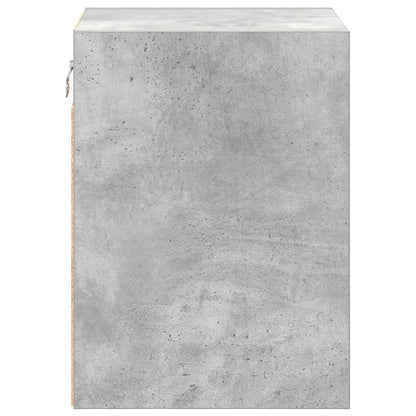 Garage Wall Cabinets 2 pcs Concrete Grey Engineered Wood