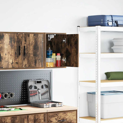 Garage Wall Cabinet Smoked Oak Engineered Wood