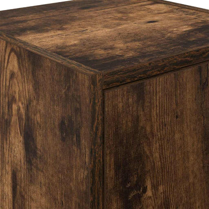 Garage Wall Cabinets 2 pcs Smoked Oak Engineered Wood