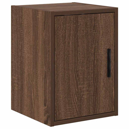 Garage Wall Cabinet Brown Oak Engineered Wood