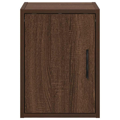 Garage Wall Cabinet Brown Oak Engineered Wood