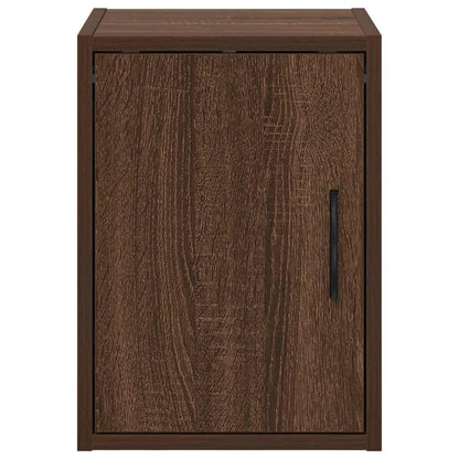 Garage Wall Cabinets 2 pcs Brown Oak Engineered Wood