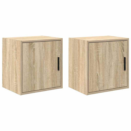 Garage Wall Cabinets 2 pcs Sonoma Oak Engineered Wood