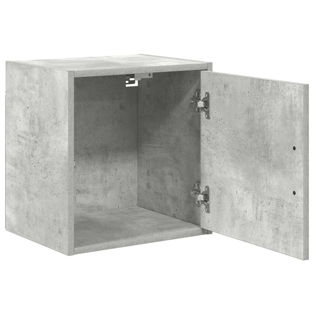 Garage Wall Cabinet Concrete Grey Engineered Wood