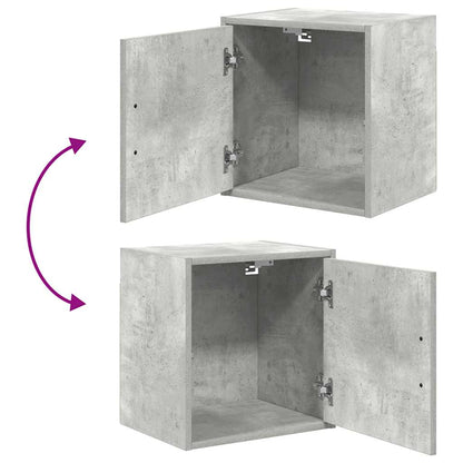 Garage Wall Cabinet Concrete Grey Engineered Wood