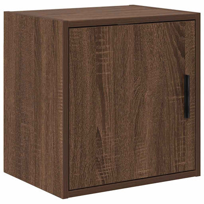 Garage Wall Cabinet Brown Oak Engineered Wood