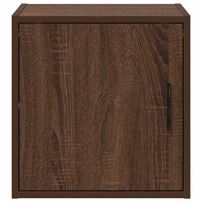 Garage Wall Cabinet Brown Oak Engineered Wood