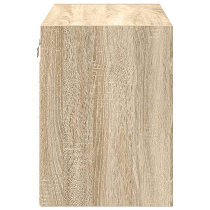 Garage Wall Cabinet Sonoma Oak Engineered Wood