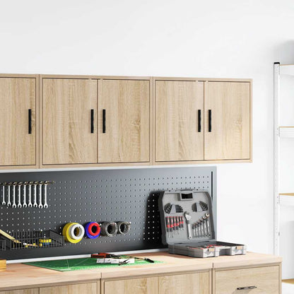 Garage Wall Cabinets 2 pcs Sonoma Oak Engineered Wood