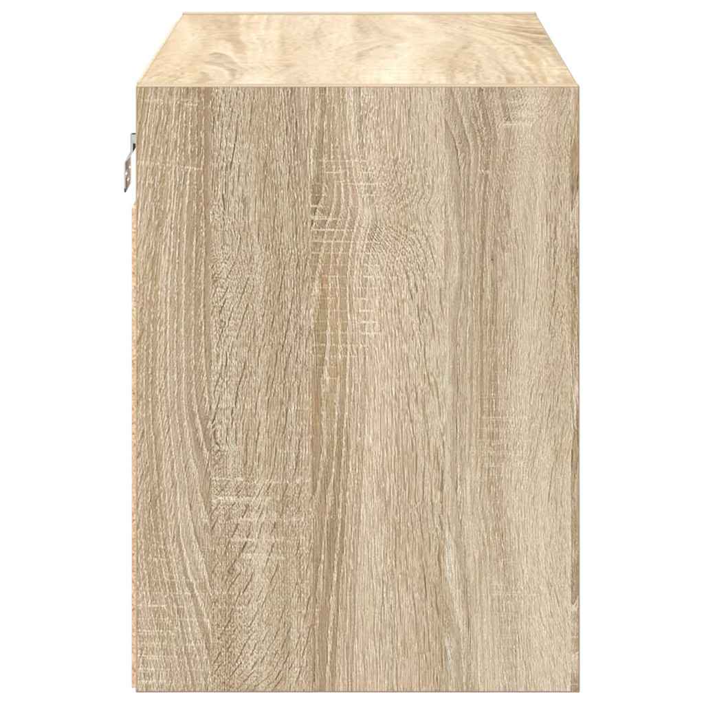 Garage Wall Cabinets 2 pcs Sonoma Oak Engineered Wood