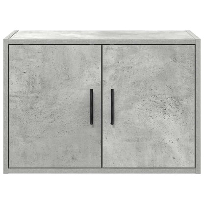 Garage Wall Cabinets 2 pcs Concrete Grey Engineered Wood