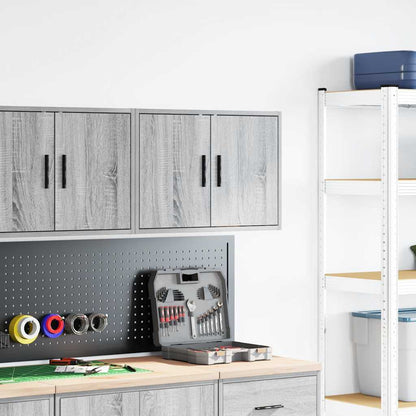 Garage Wall Cabinet Grey Sonoma Engineered Wood