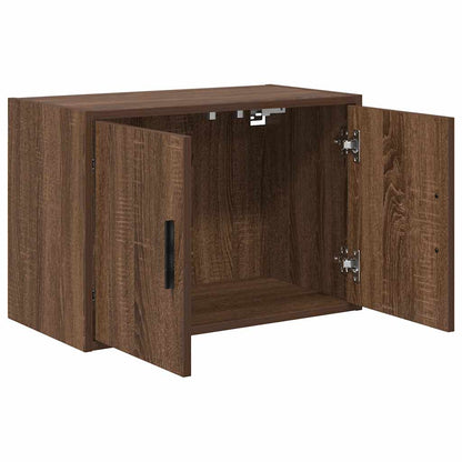 Garage Wall Cabinets 2 pcs Brown Oak Engineered Wood