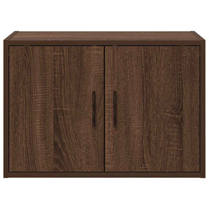Garage Wall Cabinets 2 pcs Brown Oak Engineered Wood