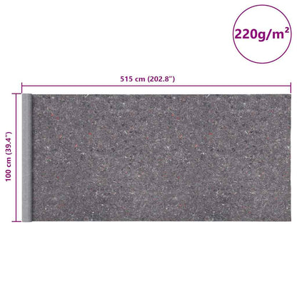 Non-slip Painter Fleece 5 m 220 g/m² Grey