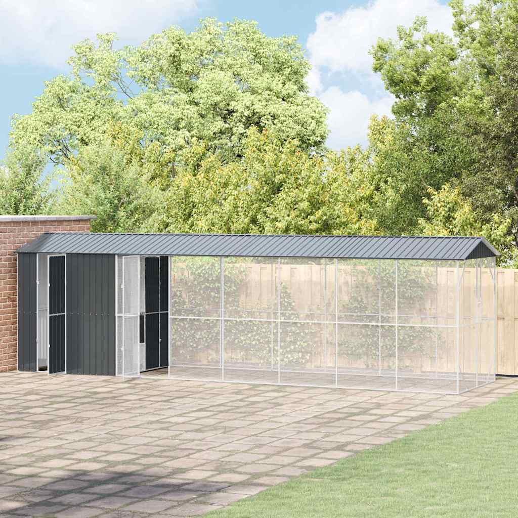 Bird Cage Anthracite 860 x 208 x 247 cm Galvanised steel