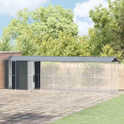 Bird Cage Anthracite 860 x 208 x 247 cm Galvanised steel