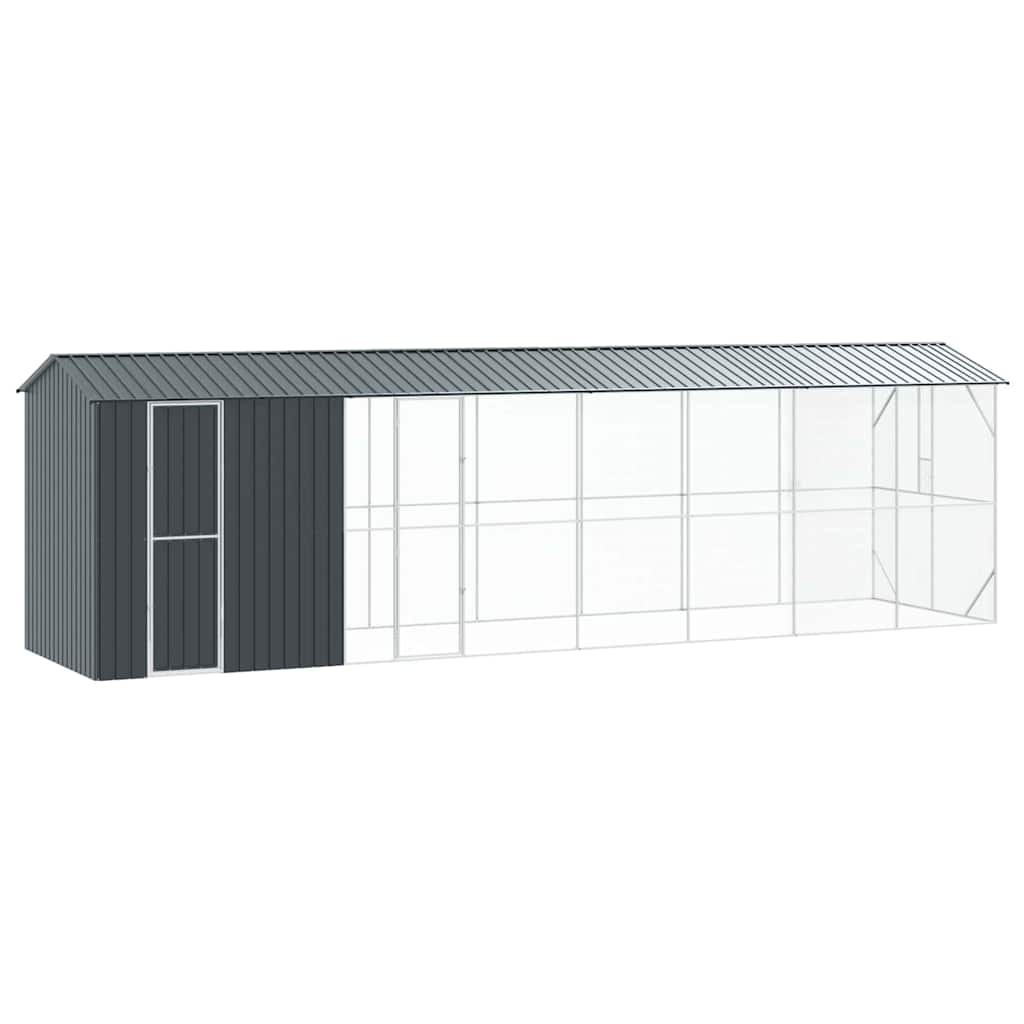 Bird Cage Anthracite 860 x 208 x 247 cm Galvanised steel