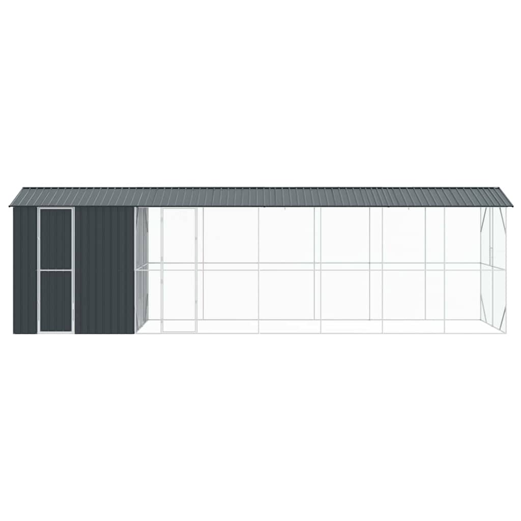 Bird Cage Anthracite 860 x 208 x 247 cm Galvanised steel