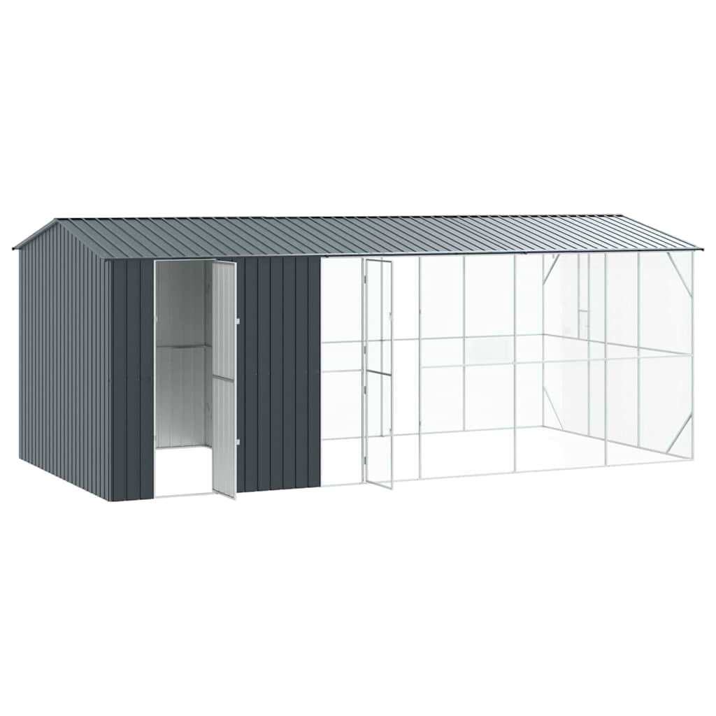 Bird Cage Anthracite 645 x 310 x 247 cm Galvanised steel