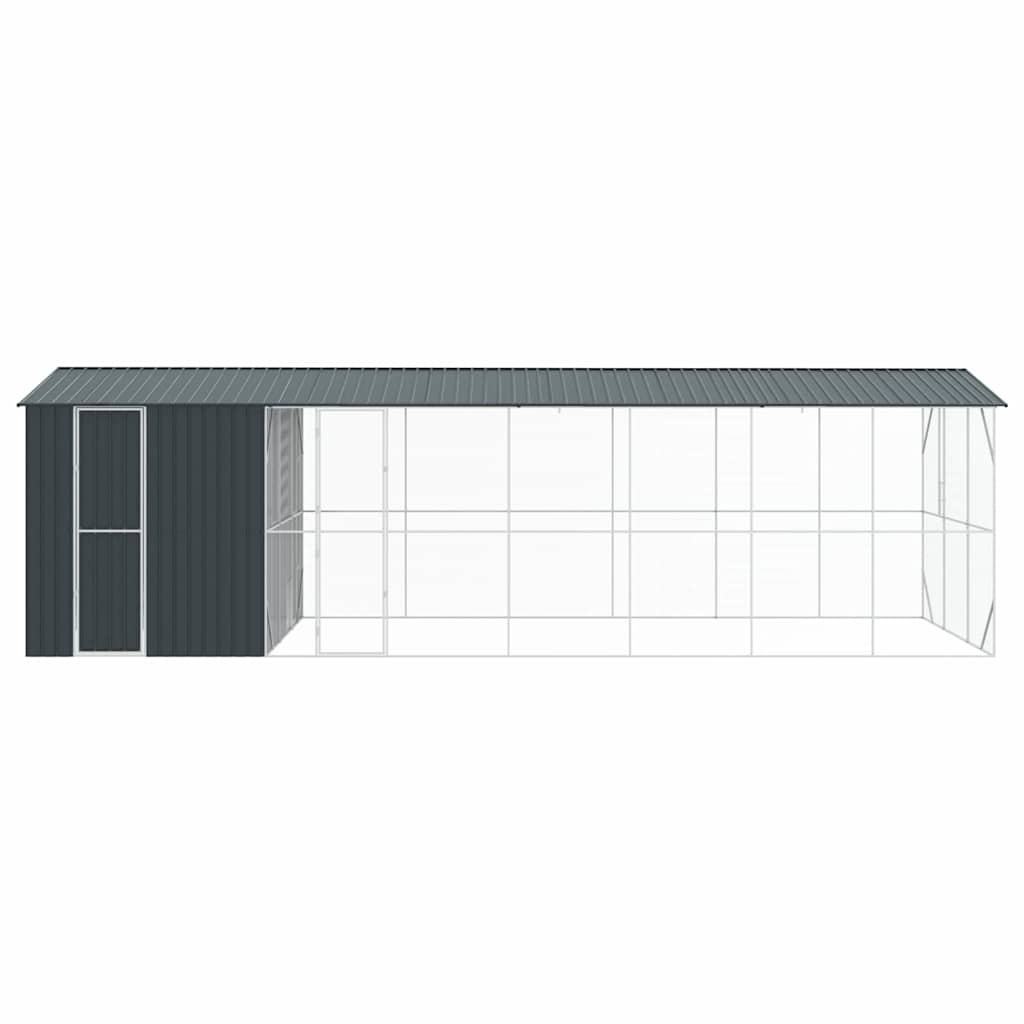 Bird Cage Anthracite 860 x 310 x 247 cm Galvanised steel