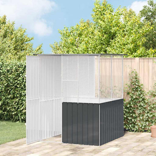 Bird Cage Anthracite 154 x 154 x 200 cm Galvanised steel