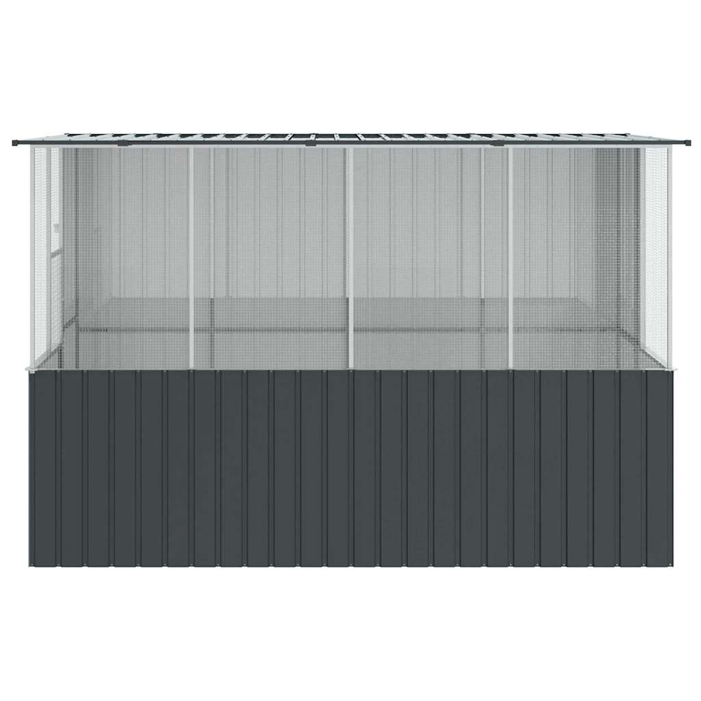 Bird Cage Anthracite 154 x 307 x 200 cm Galvanised steel