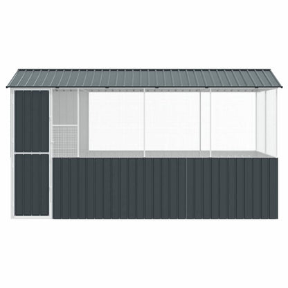 Bird Cage Anthracite 410 x 210 x 230 cm Galvanised steel