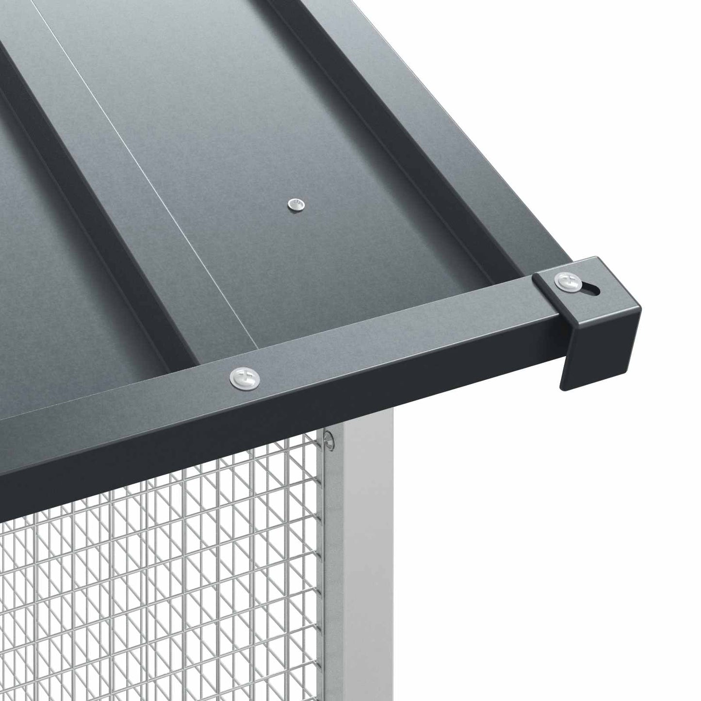 Bird Cage Anthracite 215 x 110 x 247 cm Galvanised steel