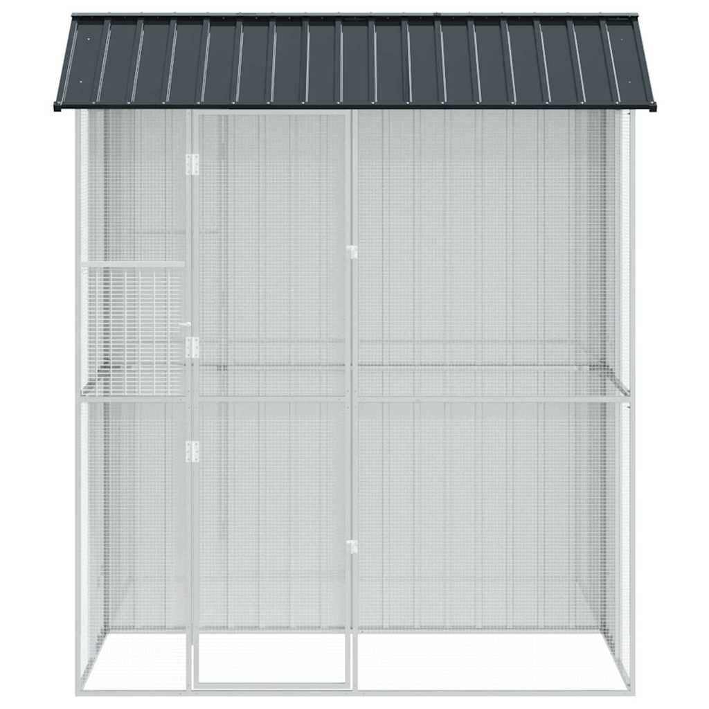 Bird Cage Anthracite 215 x 110 x 247 cm Galvanised steel