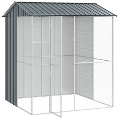 Bird Cage Anthracite 215 x 210 x 247 cm Galvanised steel