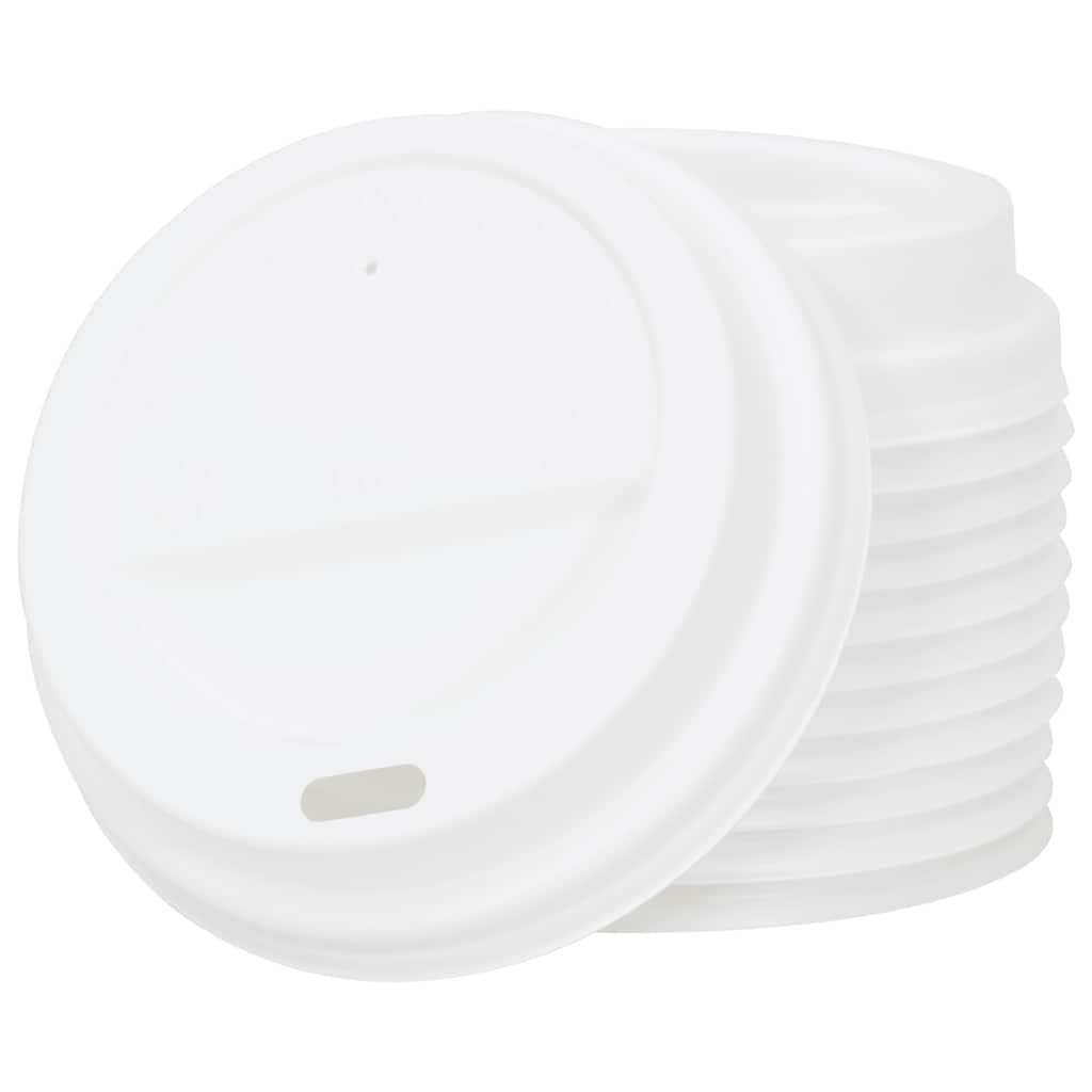 Paper Coffee Cups with Lids 1000 pcs 8oz 240ml