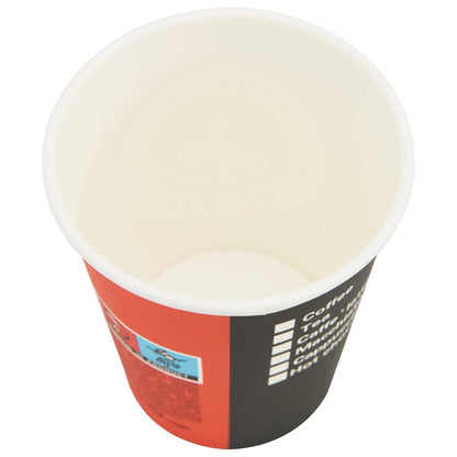 Paper Coffee Cups with Lids 1000 pcs 8oz 240ml