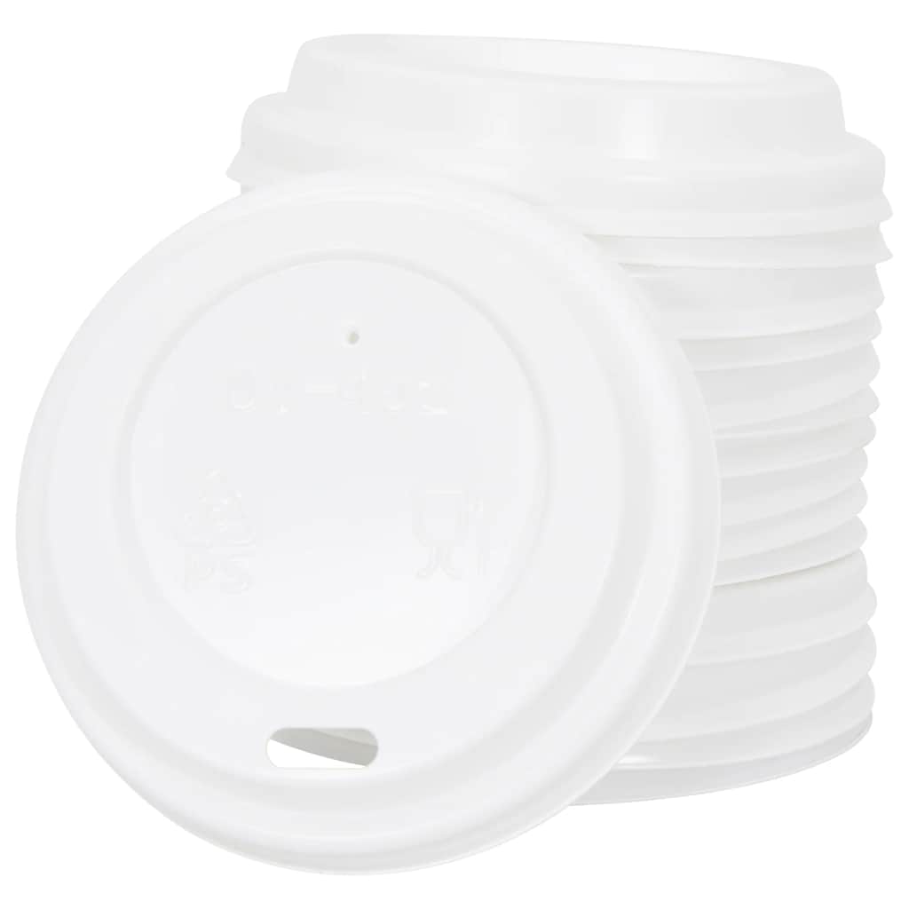 Paper Coffee Cups with Lids 1000 pcs 4oz 100ml