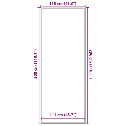 Doormat Blue 115x300 cm